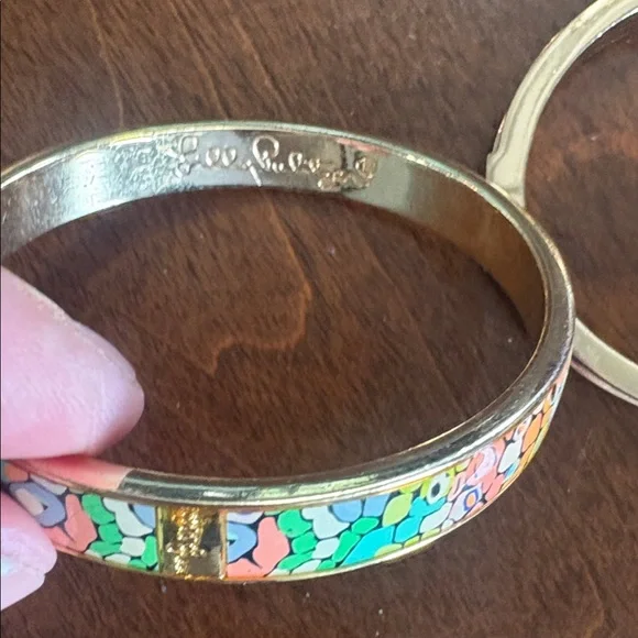 Set of 3 Lilly Pulitzer bangle bracelets - Picture 7 of 10